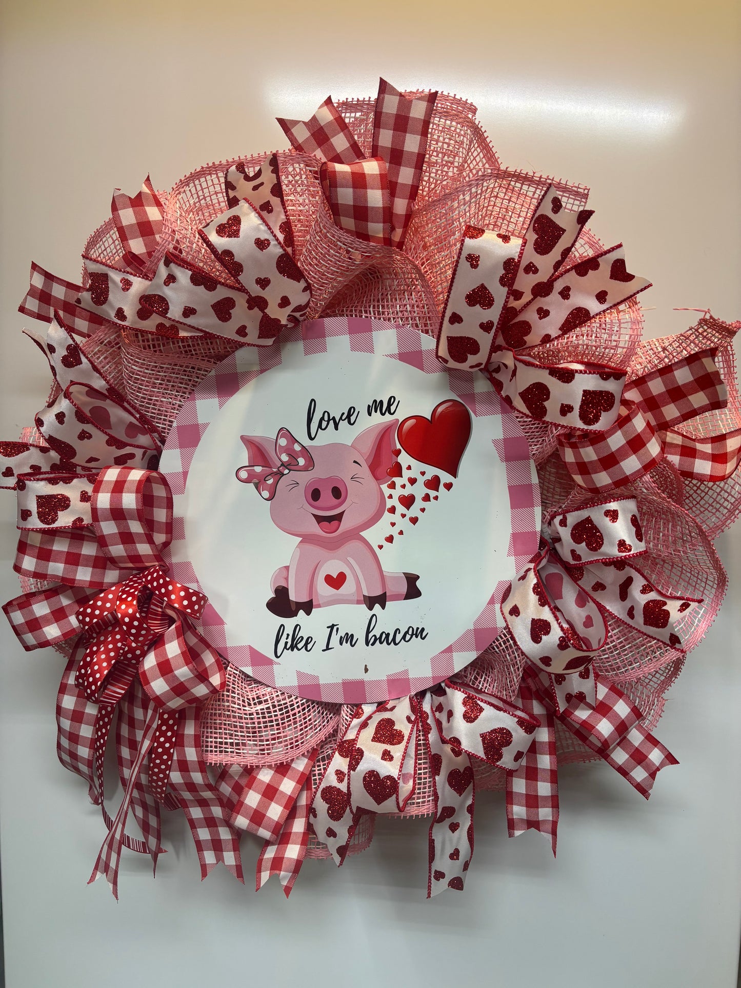 Bacon Lover Mesh Wreath