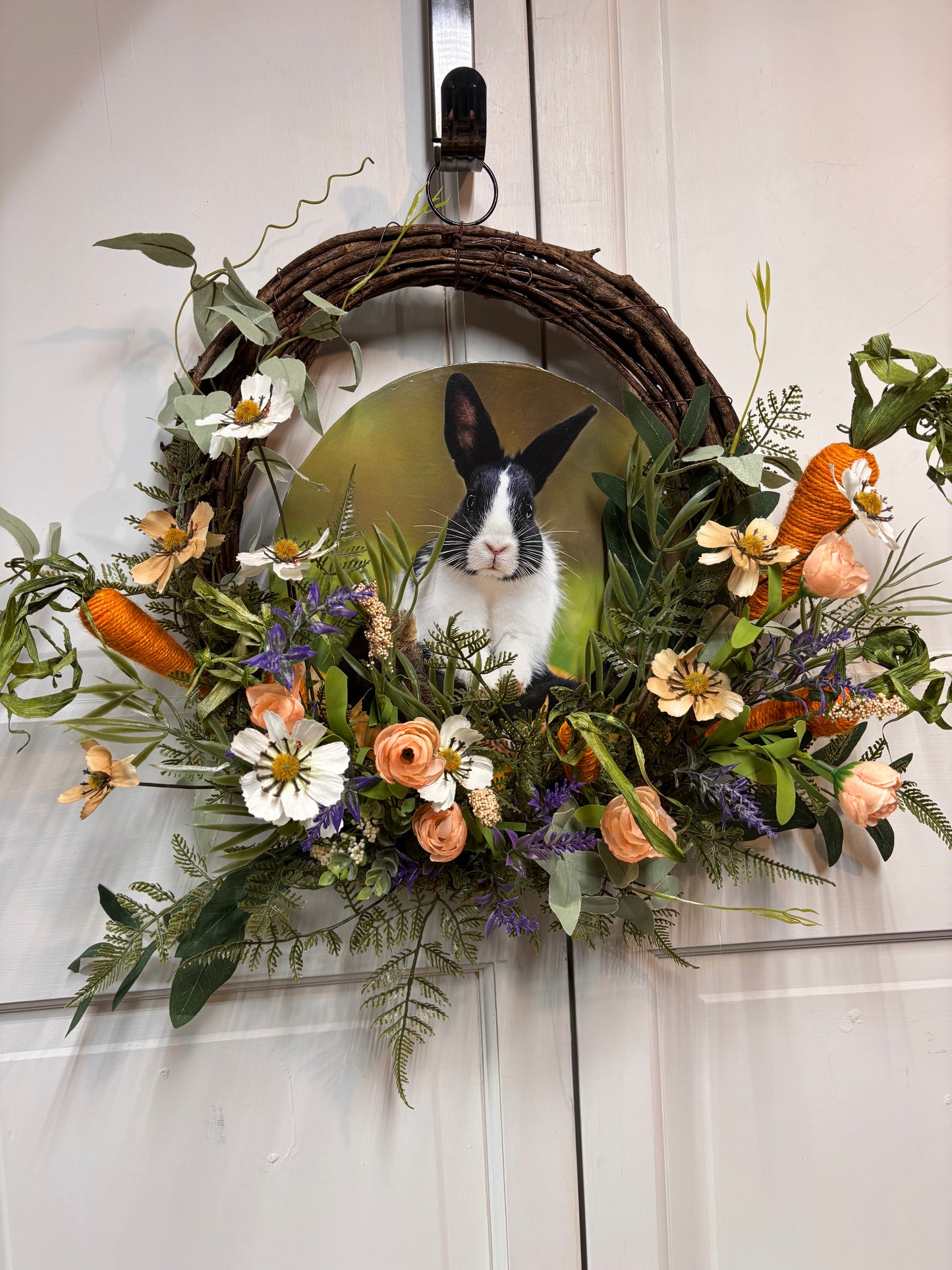 Natural Bunny Easter Wreath