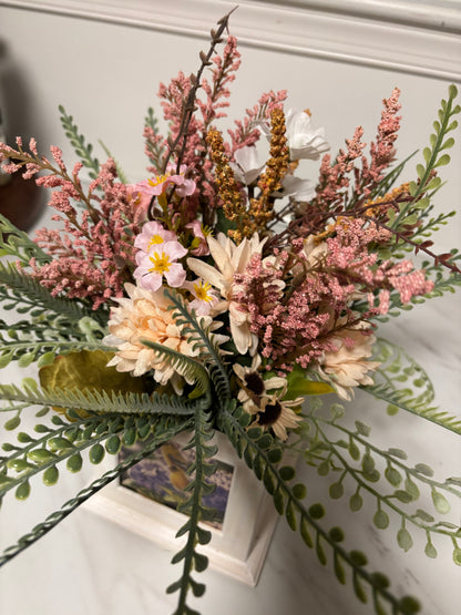 Spring Beaded Grass  Matching Centerpiece