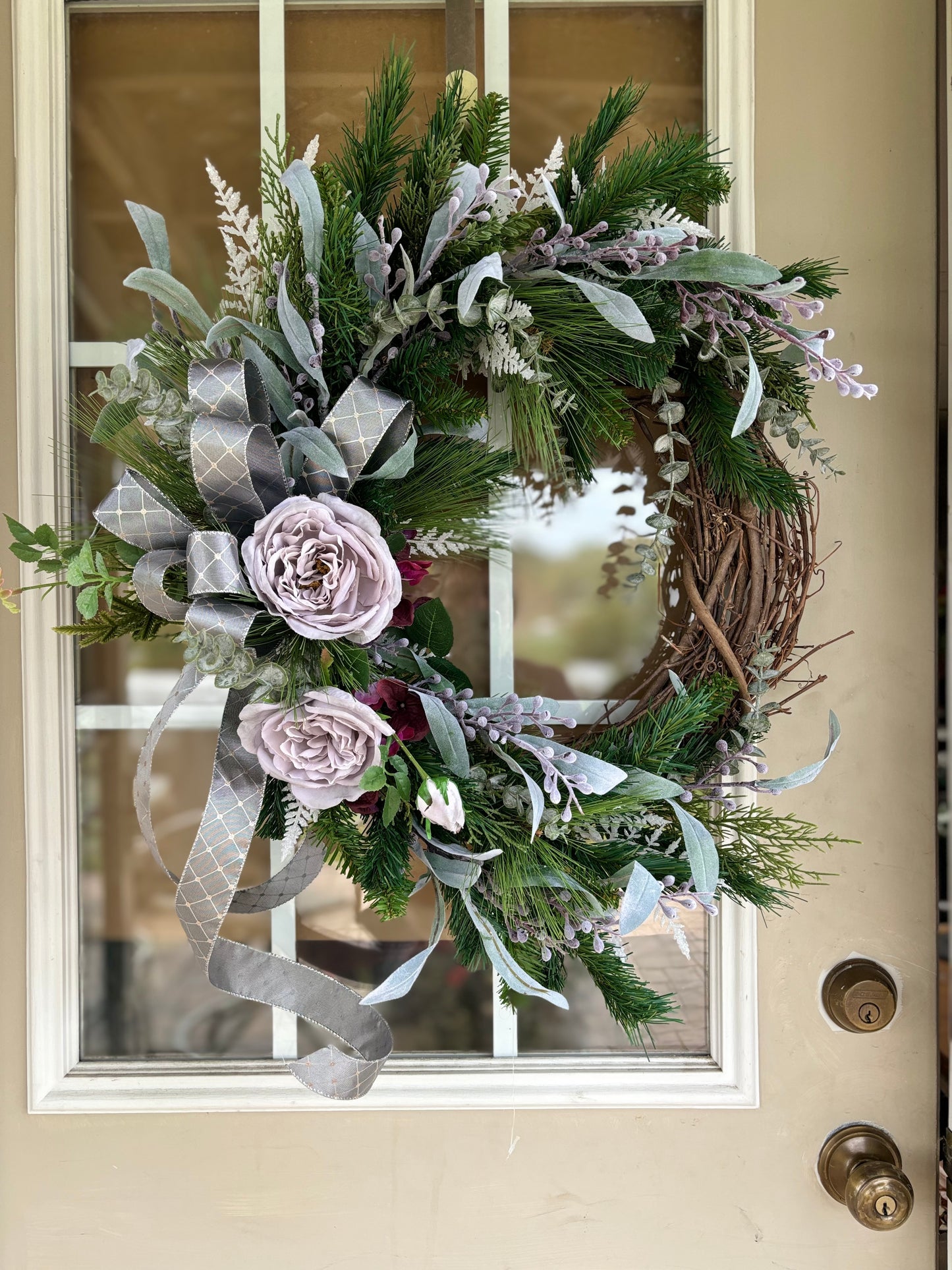 Gray Winter Wreath