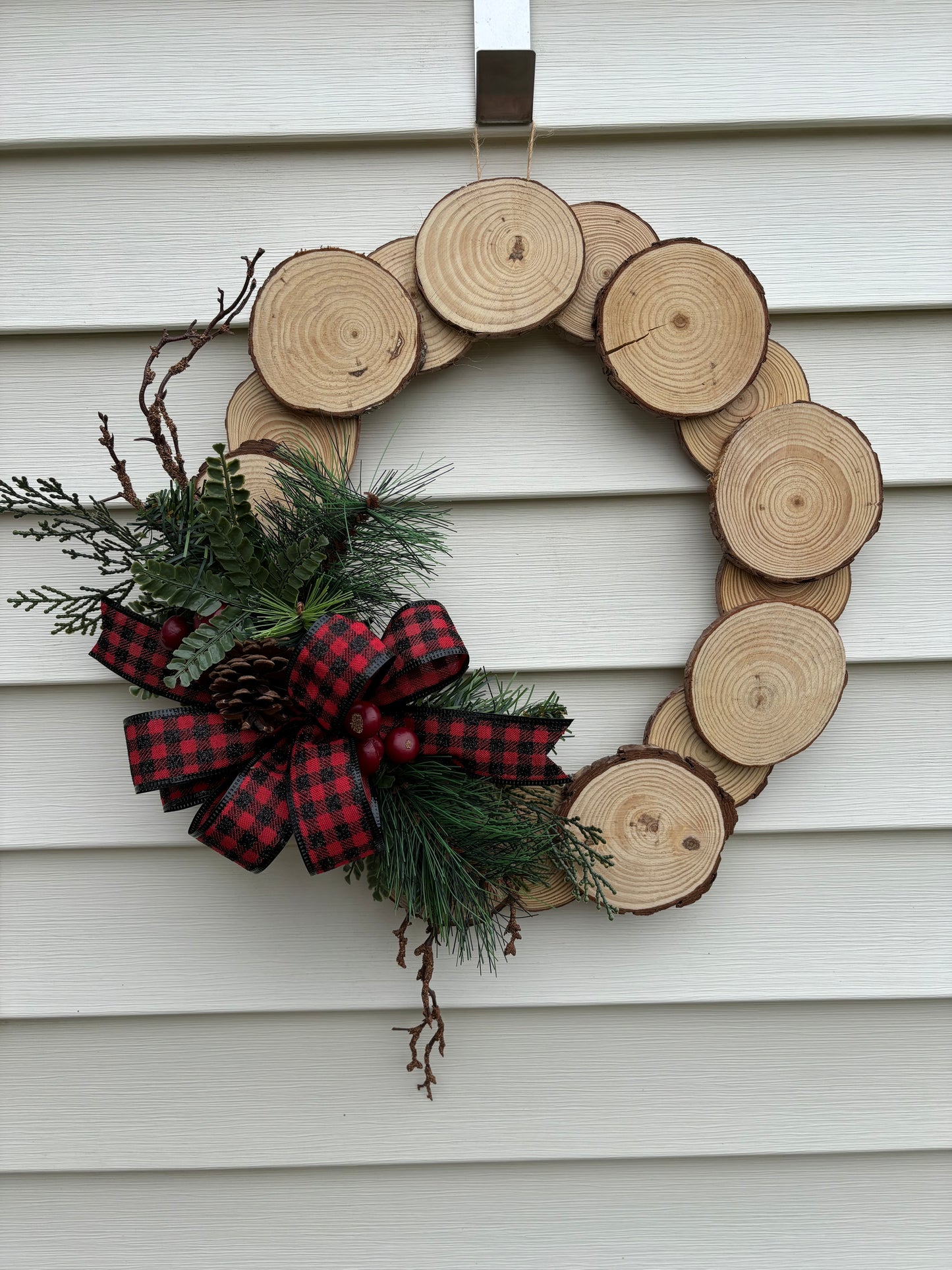 Wood Slice Wreath