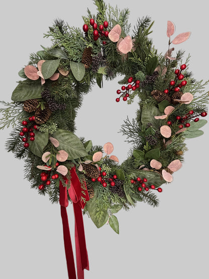 Mixed Greens Wreath